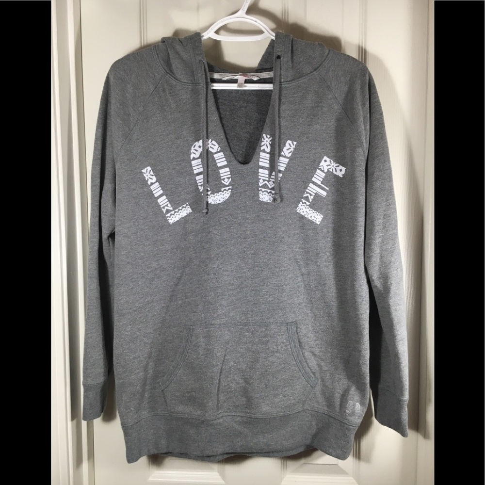 VICTORIA SECRET PULLOVER HOODIE SMALL S/P JUNIORS